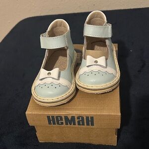 Kids Blue and White Shoes